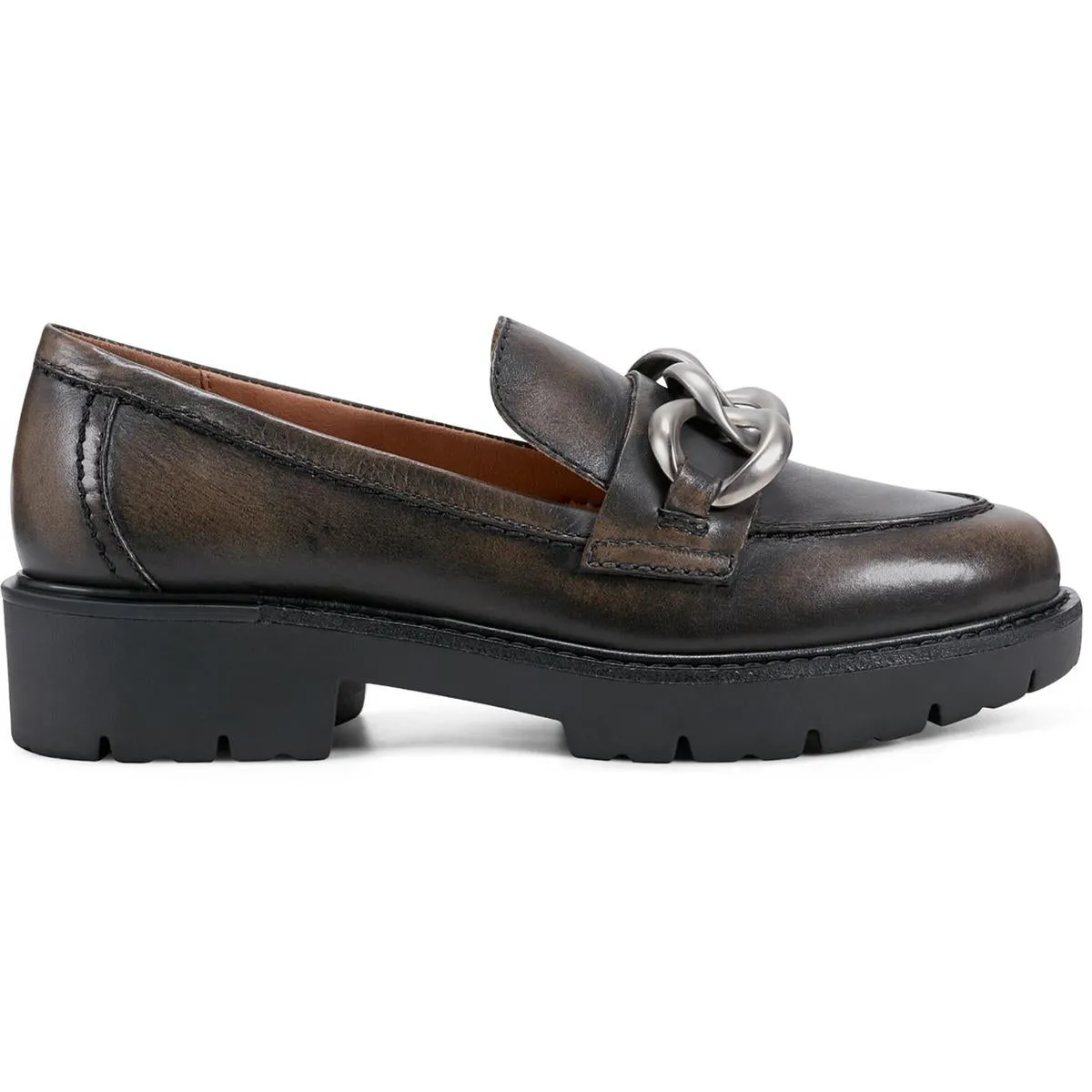 Zalor Womens Chain Loafers