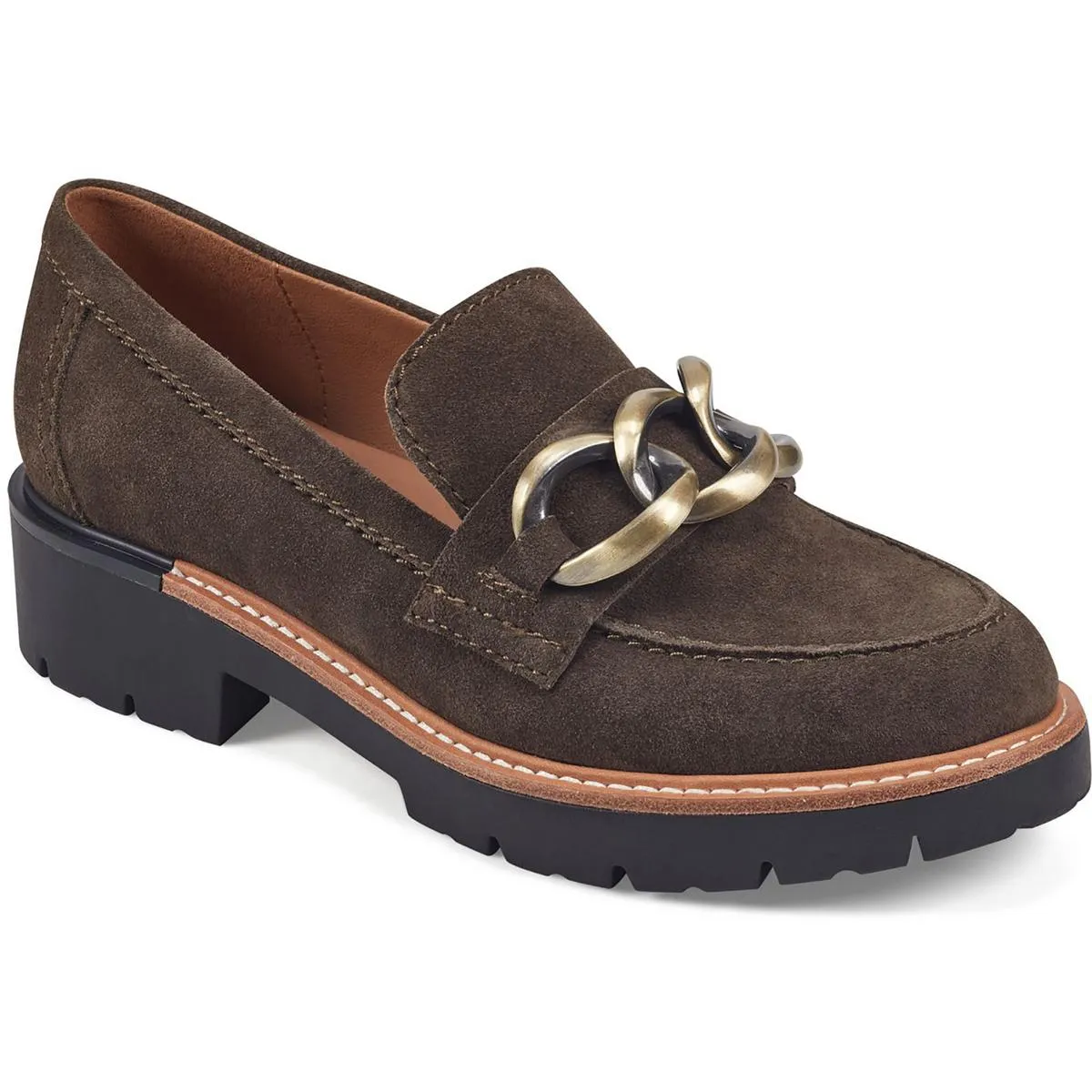 Zalor Womens Chain Loafers