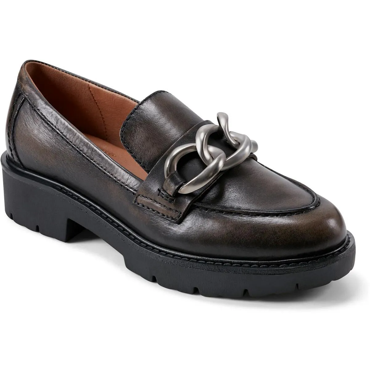 Zalor Womens Chain Loafers