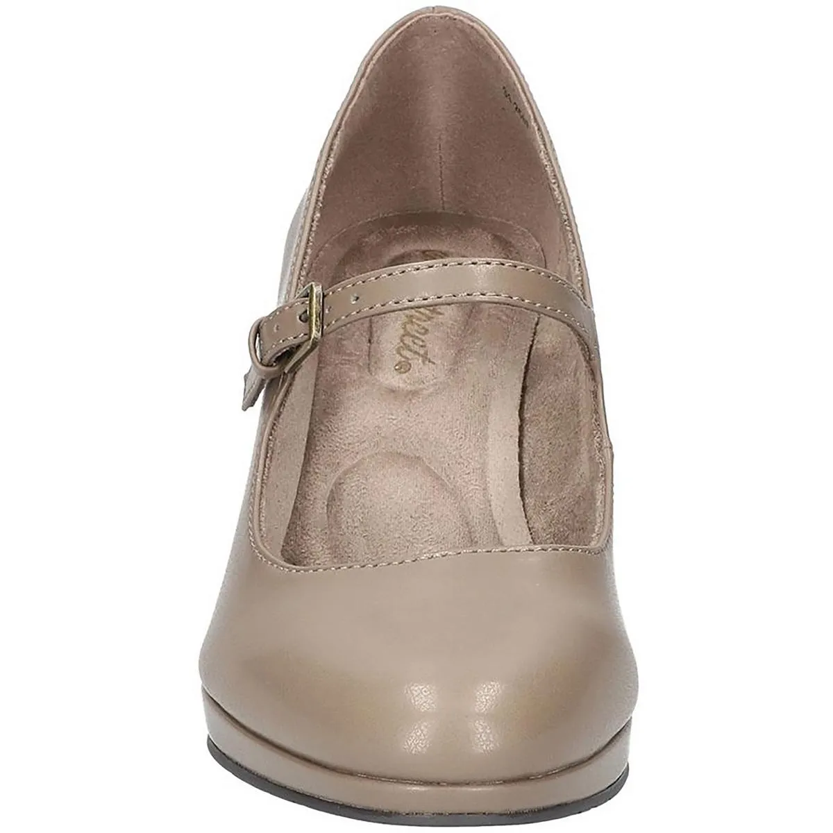 Zest Womens Adjustable Faux Leather Mary Jane Heels